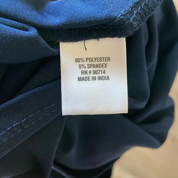 JBS Navy Blue Embellish Rhinestones Dress Size Small - Picture 7 of 9